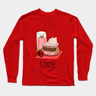 Cute Food - Cake Time Long Sleeve T-Shirt